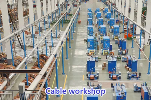 Copper Heat-Resistant Wire Cable Production Workshop