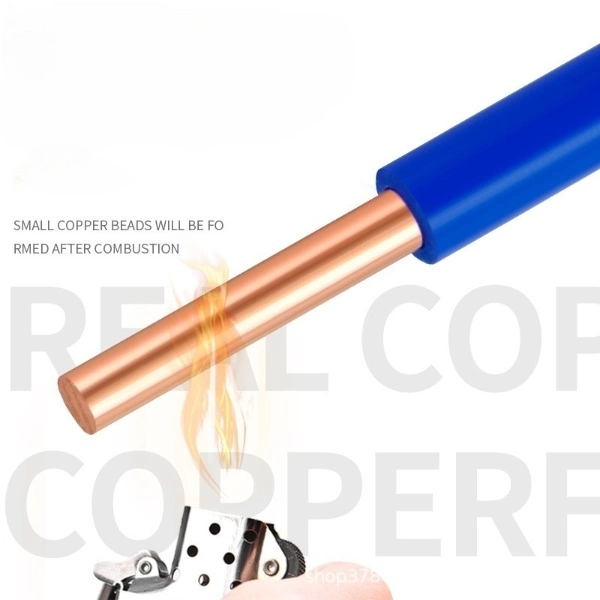 China Exporters Pure Copper PVC/PVC Fire Resistant Single Core Wire 6mm2 Suke Cable®