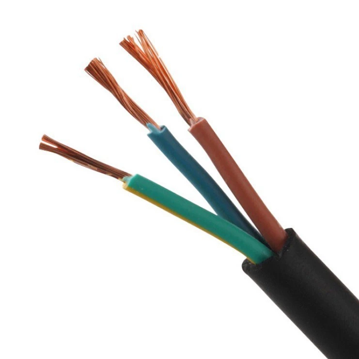 OEM Customized Stranded Pure Copper 2*1.5+1.5 Flat Cable Fire Resistant Wire Suke Cable®