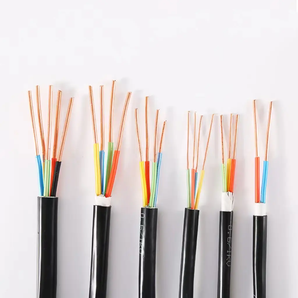 Factory Customized Manufacture Flexible Copper Conductor Double PVC Sheath  Fireproof Suke Cable®