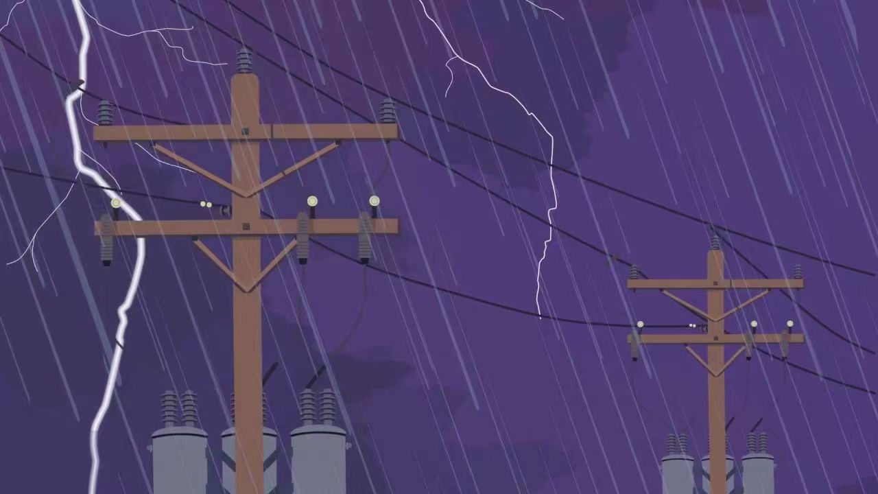 Power Lines and Lightning