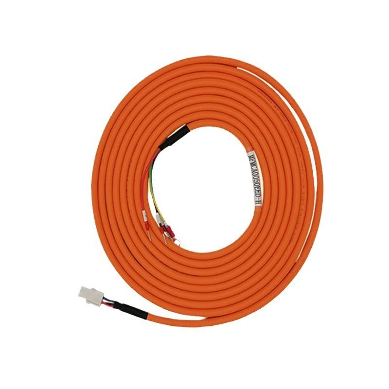 orange circular power cable