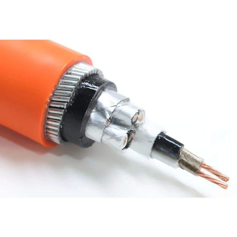 Factory Private label 0.6/1KV Orange Circular 4*4+1*2.5 PVC Sheathed UV Suke Cable®