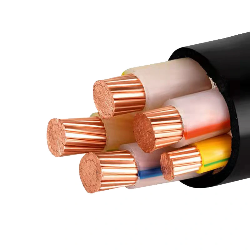 Factory Private label 0.6/1KV Orange Circular 4*4+1*2.5 PVC Sheathed UV Suke Cable®