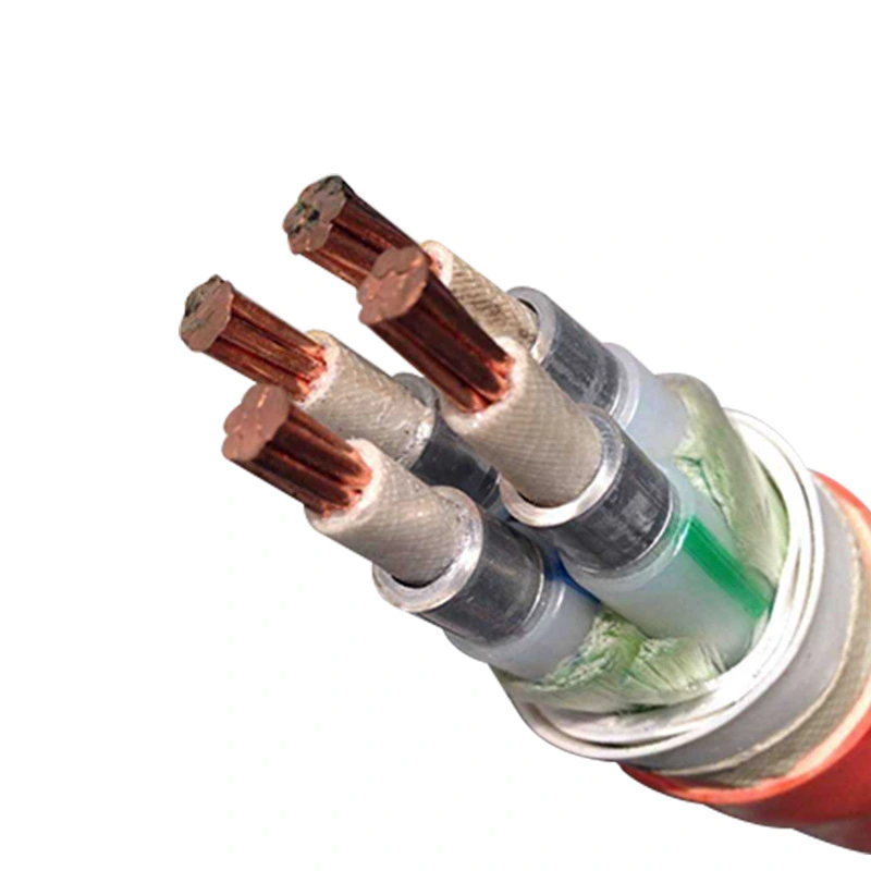 OEM Factory Bulk Low And Medium Voltage Orange Circular PVC Sheath 4*6+1*6 UV Suke Electric Cable®