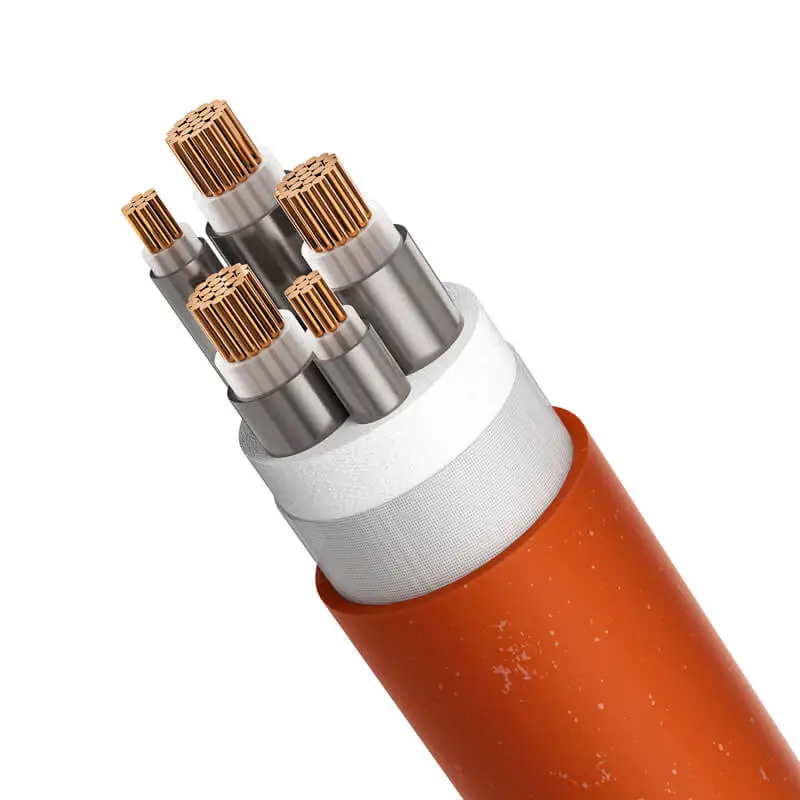 Supplier Direct Seller 0.6/1KV Orange Circular Cu 4*6+1*2.5 PVC Sheathed UV Resistant Suke Cable®