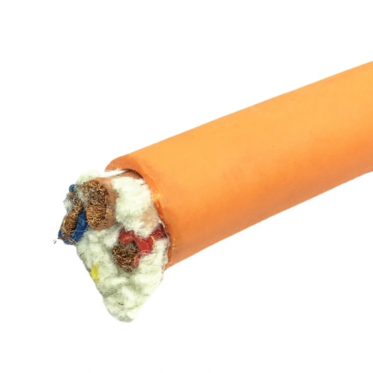 orange pvc power cable