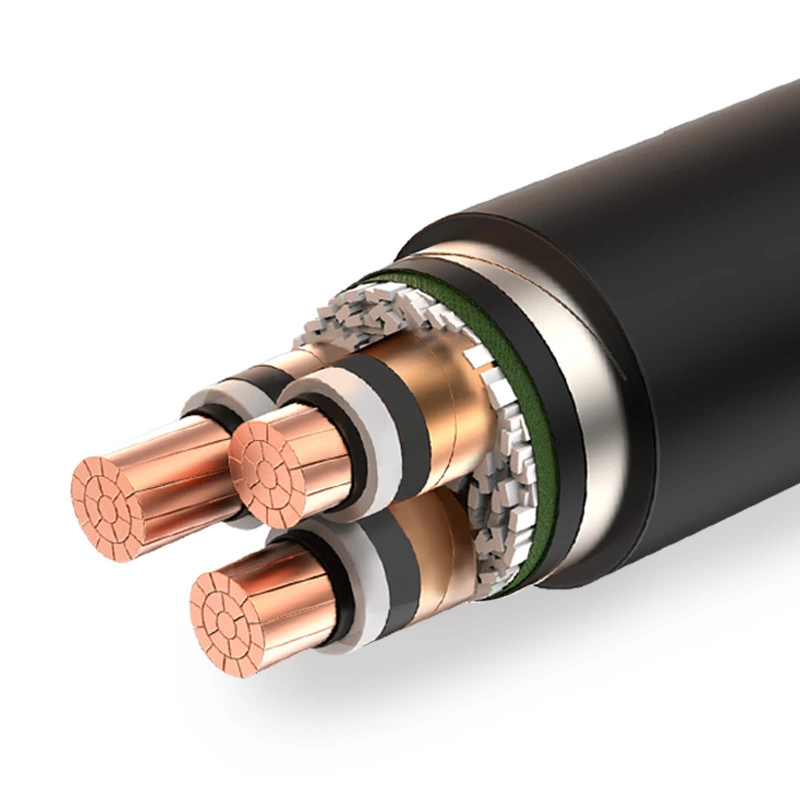 IEC 62067 Copper Wire Screen and Black Aluminum Laminated Sheath High Voltage Suke Water Proof Hv&Ehv XLPE Cable®